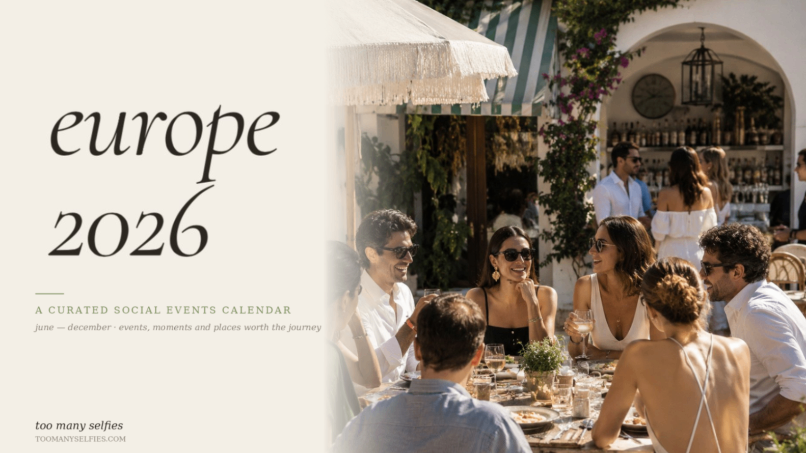 Europe 2026 — A Curated Social Events Calendar cover